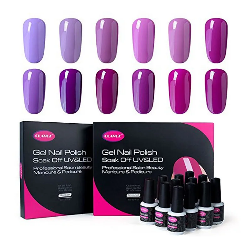 CLAVUZ 12 Pcs 8ML Nude Gray Pink Red Purple Blue Coffee Brown Series UV Nail Gel Polish Set LED Long Lasting Gift Gelpolish Sets
CLAVUZ 12 Pcs 8ML Nude Gray Pink Red Purple Blue Coffee Brown Series UV Nail Gel Polish Set LED Long Lasting Gift Gelpolish Sets