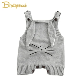 New Bunny Baby Rompers with Long Ears Knitted Baby Overalls for Boys Girls Cartoon Infant Baby Clothes 1 PC
New Bunny Baby Rompers with Long Ears Knitted Baby Overalls for Boys Girls Cartoon Infant Baby Clothes 1 PC