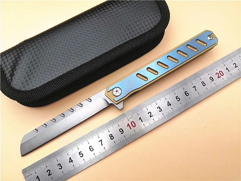 Titanium Folding Knife Eafengrow EF82 D2 blade flipper EDC pocket Knife folding outdoor camping Tactical knives
Titanium Folding Knife Eafengrow EF82 D2 blade flipper EDC pocket Knife folding outdoor camping Tactical knives