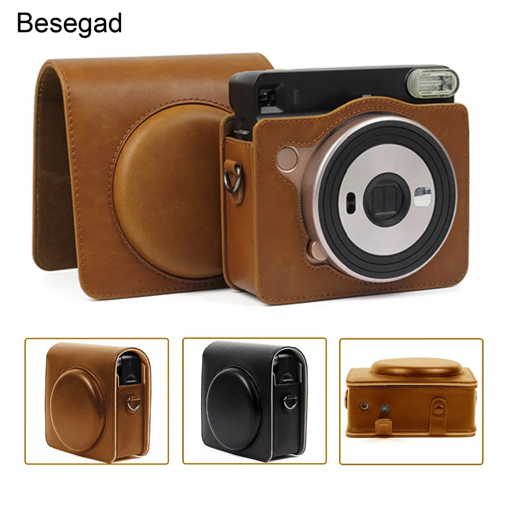 Besegad PU Leather Carrying Camera Bag Case Cover Shell Shoulder Strap for Fujifilm Square Fuji Film Fuji-film Instax SQ6 SQ 6
Besegad PU Leather Carrying Camera Bag Case Cover Shell Shoulder Strap for Fujifilm Square Fuji Film Fuji-film Instax SQ6 SQ 6