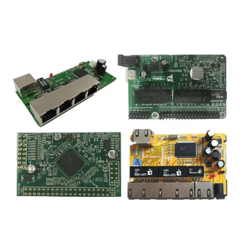 5-port Gigabit switch module is widely used in LED line 5 port 10/100/1000 m contact port mini switch module PCBA Motherboard
5-port Gigabit switch module is widely used in LED line 5 port 10/100/1000 m contact port mini switch module PCBA Motherboard