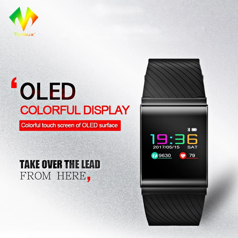 Tonbux Smart Band X9 Pro Colorful Screen Passometer Blood Pressure Wristwatch Sport Heart Rate Tracker Bracelet | Электроника