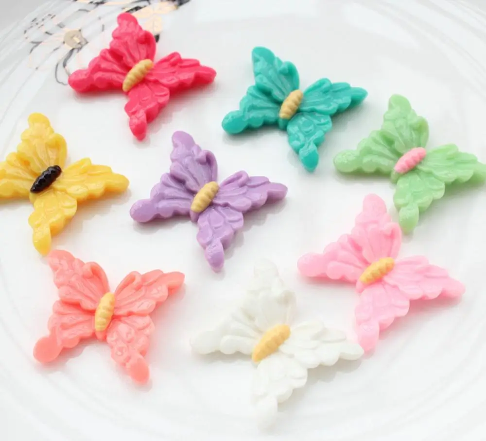 100pcs mix color large Resin Butterfly Cabochons,butterflies Flat Backs,Resin flatbacks, DIY Supplies, Decoden Resin cabs
100pcs mix color large Resin Butterfly Cabochons,butterflies Flat Backs,Resin flatbacks, DIY Supplies, Decoden Resin cabs