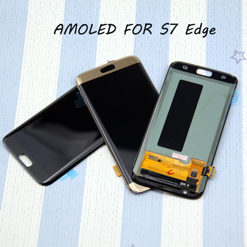 Black White Gold for SAMSUNG Galaxy s7 edge G935 G935F LCD Display Digitizer Assembly
Black White Gold for SAMSUNG Galaxy s7 edge G935 G935F LCD Display Digitizer Assembly