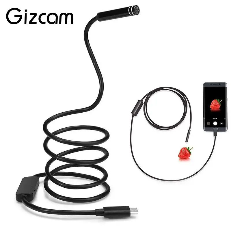 Gizcam Portable 2MP 8LED 7M Android Phone USB Type C USB-C Endoscope Waterproof Borescope Inspection Video Camera Micro Camera
Gizcam Portable 2MP 8LED 7M Android Phone USB Type C USB-C Endoscope Waterproof Borescope Inspection Video Camera Micro Camera