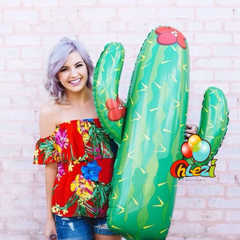 1pcs New large cactus Foil balloon summer party Happy Birthday decoration supplies Inflatable plant toys baby shower
1pcs New large cactus Foil balloon summer party Happy Birthday decoration supplies Inflatable plant toys baby shower