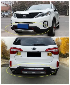 Auto BUMPER GUARD For KIA Sorento 2013.2014 High Quality Brand New ABS Guard Plate Front + Rear Car Accessories
Auto BUMPER GUARD For KIA Sorento 2013.2014 High Quality Brand New ABS Guard Plate Front + Rear Car Accessories