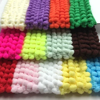 Pom Pom Trim Ball 11mm MINI Pearl Pompom Fringe Ribbon Sewing Lace Kintted Fabric Handmade Craft Accessories 2Yards
Pom Pom Trim Ball 11mm MINI Pearl Pompom Fringe Ribbon Sewing Lace Kintted Fabric Handmade Craft Accessories 2Yards