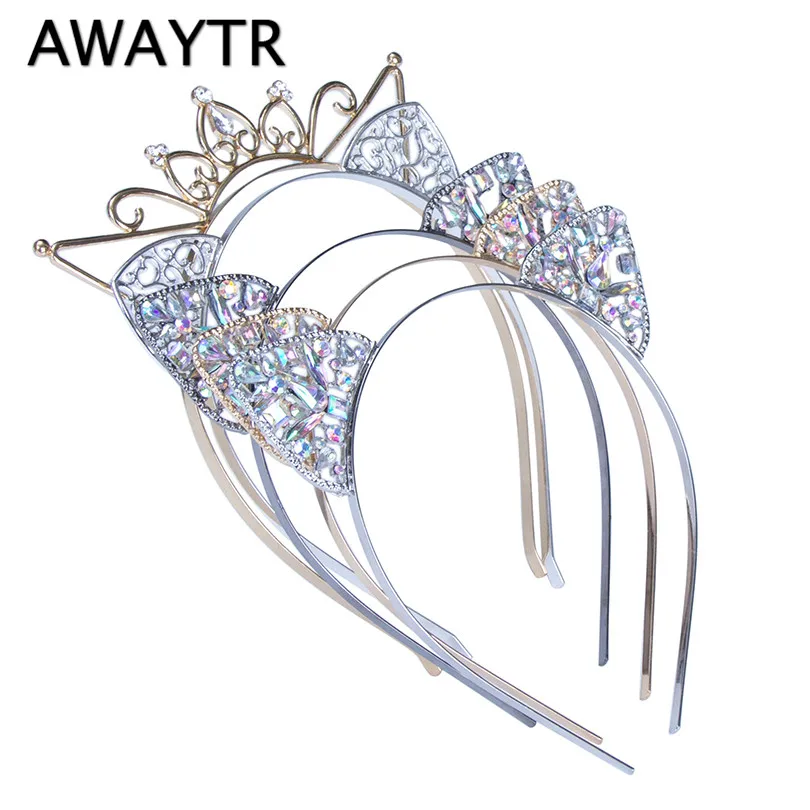 AWAYTR Festival Headband Princess Crown Crystal Pierced Cat Ears Hair Hoop Women Hair Accessories Hairbands Headdress for Girls
AWAYTR Festival Headband Princess Crown Crystal Pierced Cat Ears Hair Hoop Women Hair Accessories Hairbands Headdress for Girls