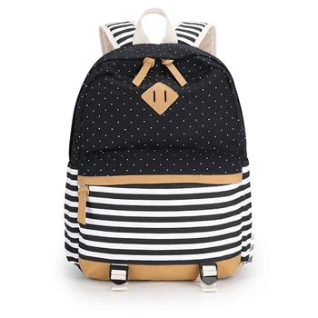 Fashion School Bags Backpack Women High Quality Canvas Vintage Floral Flower Dot Striped Printing Backpacks For Teenage Girls
Fashion School Bags Backpack Women High Quality Canvas Vintage Floral Flower Dot Striped Printing Backpacks For Teenage Girls