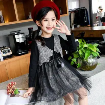 2020 Toddler Kids Baby Girl Plaid Vest + Long Sleeve Princess Dress 2pcs Outfits Fashion Set Clothes Teenage Girls Clothing Sets
2020 Toddler Kids Baby Girl Plaid Vest + Long Sleeve Princess Dress 2pcs Outfits Fashion Set Clothes Teenage Girls Clothing Sets