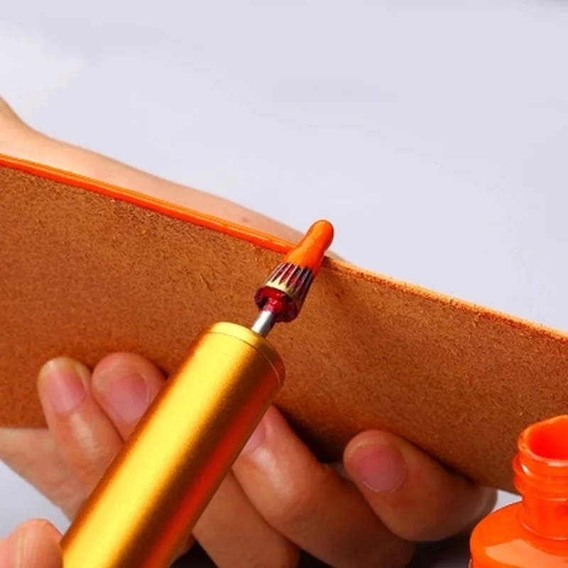 DIY Brass Head Leather craft tools edge treatment dye pen Roller Leather Sewing Tools
DIY Brass Head Leather craft tools edge treatment dye pen Roller Leather Sewing Tools