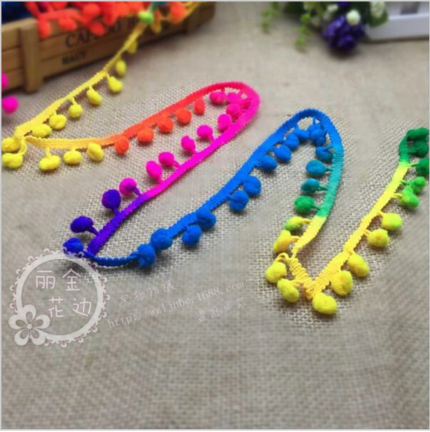 Free Shipping Multi Colored 20Yards Wide Multi Mini Pom Pom/Bobble Trim/Lace - cushion craft sewing- DIY Sewings Accessories JS2
Free Shipping Multi Colored 20Yards Wide Multi Mini Pom Pom/Bobble Trim/Lace - cushion craft sewing- DIY Sewings Accessories JS2