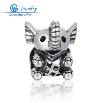 GW Fashion Jewelry 925 Silver Animals Elephant Charms Beads Fits Bracelet Bangle T047
GW Fashion Jewelry 925 Silver Animals Elephant Charms Beads Fits Bracelet Bangle T047