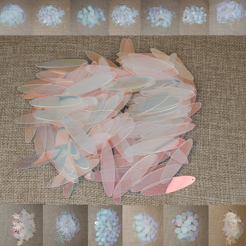 DIY handmade color sequins 40mm* 10mm double pointed oval , Wedding Crafts, decorative accessories earrings accessoriesi
DIY handmade color sequins 40mm* 10mm double pointed oval , Wedding Crafts, decorative accessories earrings accessoriesi