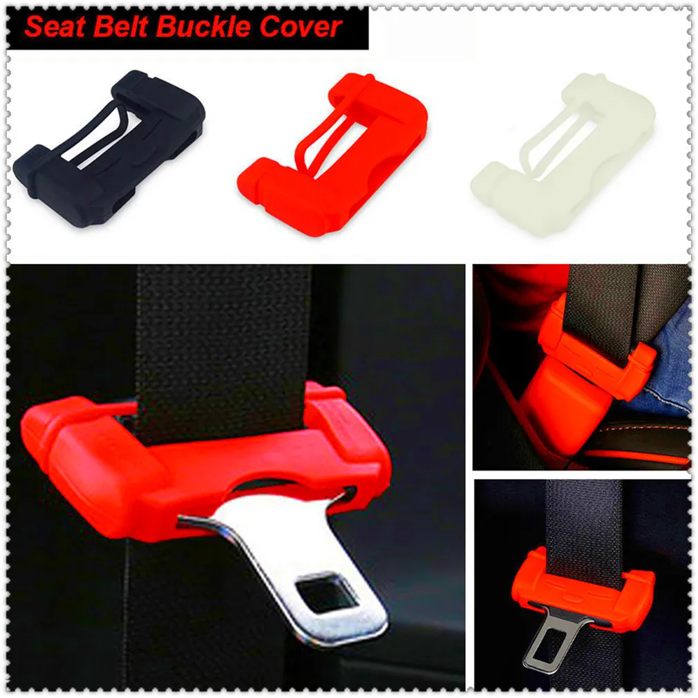 

Car Seat safe Belt Buckle rubber Cover For KIA RIO K3 K4 K5 Sportage SORENTO venga Hyundai Avante Sonata