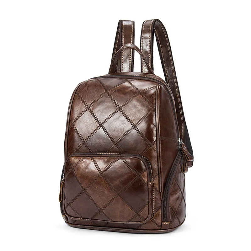 Women Backpack Genuine Leather Backpacks For Teenage Girls Fashion Plaid Travel School Shoulder Bag Laptop Bagpack Mochila Mujer
Women Backpack Genuine Leather Backpacks For Teenage Girls Fashion Plaid Travel School Shoulder Bag Laptop Bagpack Mochila Mujer