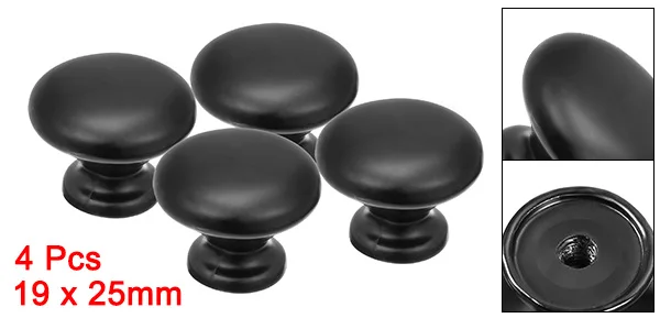 Uxcell 4pcs Gold Tone Black 25mmx19mm Drawer Single Hole Zinc Alloy Round Knob Pull Handle New Arrival
Uxcell 4pcs Gold Tone Black 25mmx19mm Drawer Single Hole Zinc Alloy Round Knob Pull Handle New Arrival