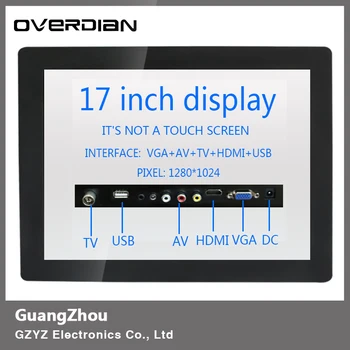 17inch/17"VGA/HDMI/TV/AV/USB Connector Iron Shell LCD Monitor/Display Non-touch Screen 1280*1024 4:3 Buckle Installation
17inch/17"VGA/HDMI/TV/AV/USB Connector Iron Shell LCD Monitor/Display Non-touch Screen 1280*1024 4:3 Buckle Installation