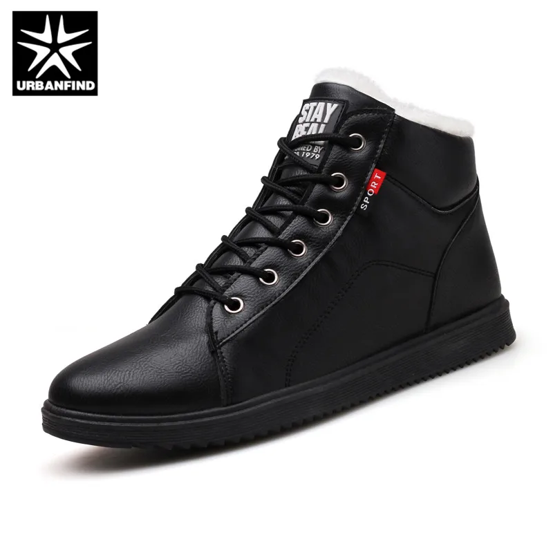 URBANFIND fashion winter boots men shoes warm fur snow boots pu leather winter work shoes men ankle winter footwear men boots
URBANFIND fashion winter boots men shoes warm fur snow boots pu leather winter work shoes men ankle winter footwear men boots