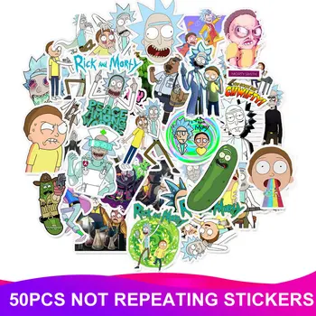 50pcs/Pack Waterproof Cartoon Rick And Morty Stickers Skateboard Suitcase Phone Laptop Luggage Stickers Kids Reward Classic Toy
50pcs/Pack Waterproof Cartoon Rick And Morty Stickers Skateboard Suitcase Phone Laptop Luggage Stickers Kids Reward Classic Toy