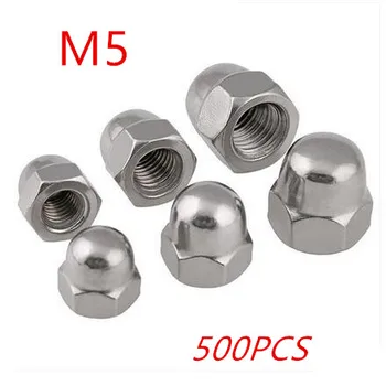 500pcs/lot Metric M5 304 Stailess Steel Acorn Nuts Hex head Done Cap Protection Cover Nuts 
500pcs/lot Metric M5 304 Stailess Steel Acorn Nuts Hex head Done Cap Protection Cover Nuts