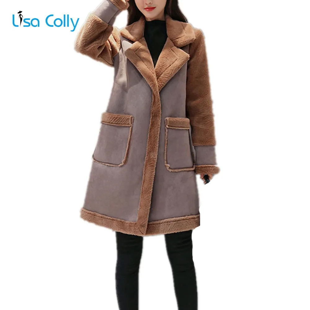 Lisa Colly New Fashion Women winter cotton coat Women's Faux Fur Coat Thick Warm Furs Coat Jacket Casual Fox Fur Coat Overcoat
Lisa Colly New Fashion Women winter cotton coat Women's Faux Fur Coat Thick Warm Furs Coat Jacket Casual Fox Fur Coat Overcoat