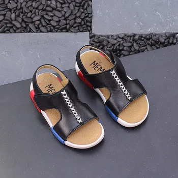 Childrens Sandals Boys Sandals Genuine Leather Kids Sandals Exposed Toe Black White Summer Shoes Casual Beach Shoes EUR 21-30#
Childrens Sandals Boys Sandals Genuine Leather Kids Sandals Exposed Toe Black White Summer Shoes Casual Beach Shoes EUR 21-30#