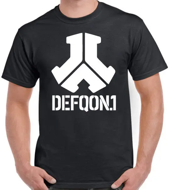 Defqon 1 футболка с большим логотипом в жестком стиле музыкальная Праздничная часть