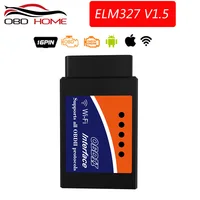 2018 Top Quality ELM327 WIFI OBD2 OBD II Scanner Diagnostic Tool V1.5 Wifi ELM327 Wireless Supports Both Android and IOS image