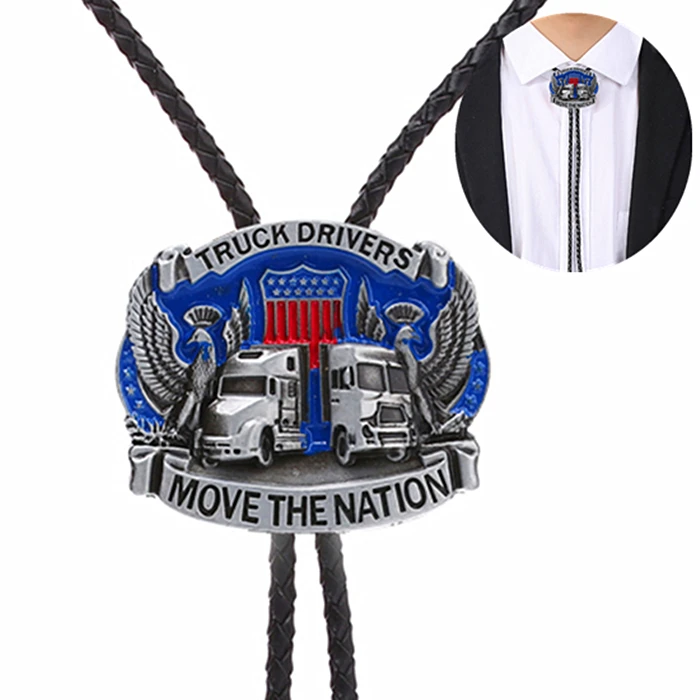 Original Western Cowboy Truck Drivers Move Nation Bow Bolo Tie Silp Clip PU Leather Rope
Original Western Cowboy Truck Drivers Move Nation Bow Bolo Tie Silp Clip PU Leather Rope