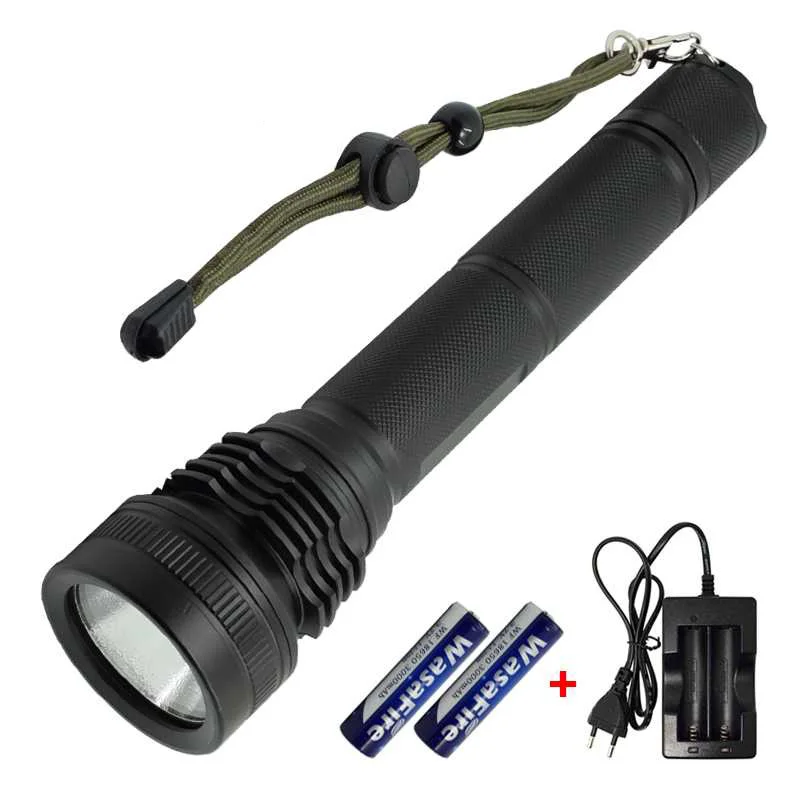 Super Bright XHP50 LED Lantern Portable LED Flashlight 5 Mode Torch Lamp 2 * 18650 Battery + Battery Charger for Hiking Camping
Super Bright XHP50 LED Lantern Portable LED Flashlight 5 Mode Torch Lamp 2 * 18650 Battery + Battery Charger for Hiking Camping
