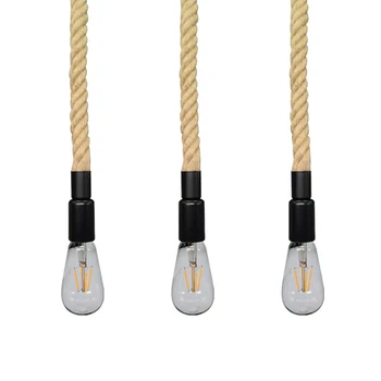Creative Hemp Rope Single Head Pendant Lamp Retro Industrial Wind E27 Pendant Light For Cafe Restaurant Bar Warehouse Hotel Cafe
Creative Hemp Rope Single Head Pendant Lamp Retro Industrial Wind E27 Pendant Light For Cafe Restaurant Bar Warehouse Hotel Cafe