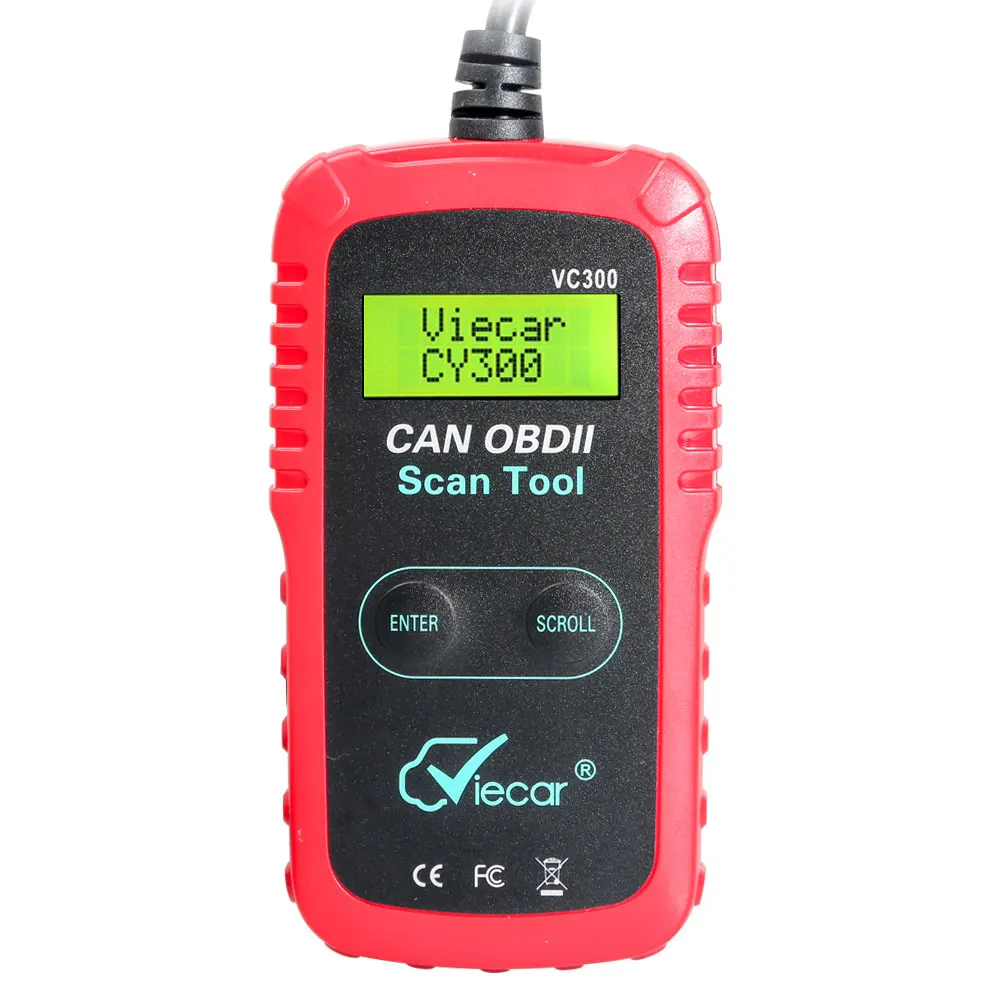 VIECAR CY300 ELM327 OBD2 Scanner VC300 Support SAE J1850 Protocol autoscanner OBD 2 car Diagnostic Tool
VIECAR CY300 ELM327 OBD2 Scanner VC300 Support SAE J1850 Protocol autoscanner OBD 2 car Diagnostic Tool