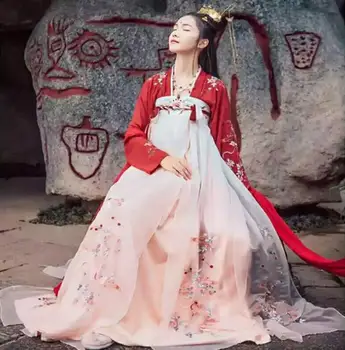 Poem snow Ancient elegant Hanfu Red Red Girl Zhaoyun Big Sleeve Shirt
Poem snow Ancient elegant Hanfu Red Red Girl Zhaoyun Big Sleeve Shirt