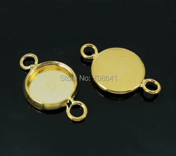 Blank Round Curved Smooth Bezel with 2 Loops Bracelet Connectors Bases Cameo Cabochons Settings DIY Stuff Findings Multi-color 
Blank Round Curved Smooth Bezel with 2 Loops Bracelet Connectors Bases Cameo Cabochons Settings DIY Stuff Findings Multi-color