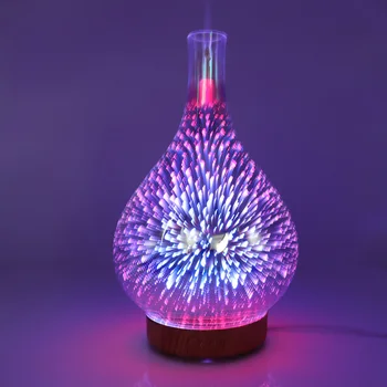 3D Glass Fireworks Pattern Air Humidifier Aroma Essential Oil Diffuser With LED Night Lights Air Purification Home Mist Maker
3D Glass Fireworks Pattern Air Humidifier Aroma Essential Oil Diffuser With LED Night Lights Air Purification Home Mist Maker