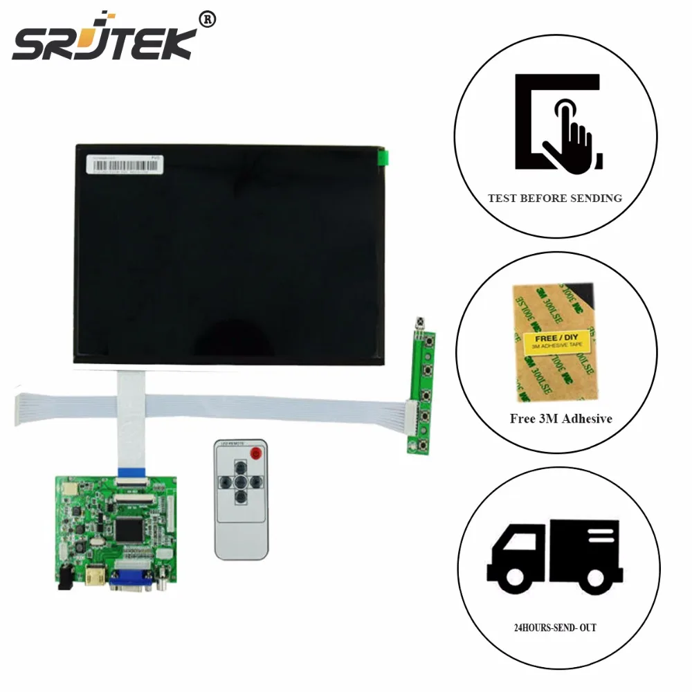 10.1 Inch 40pins 1280(RGB)*800 TFT EJ101IA-01G LCD Screen Display With Remote Driver Control Board 2AV HDMI VGA for Raspberry Pi
10.1 Inch 40pins 1280(RGB)*800 TFT EJ101IA-01G LCD Screen Display With Remote Driver Control Board 2AV HDMI VGA for Raspberry Pi
