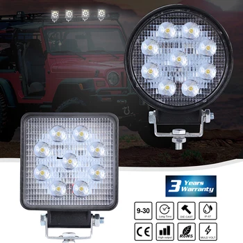 2Pcs 90W 4 Inch IWaterproof Offroad LED Light Bar Combo Beam Spotlight 6000K 9000LM for Suv/Truck Circular Square LED Work Light
2Pcs 90W 4 Inch IWaterproof Offroad LED Light Bar Combo Beam Spotlight 6000K 9000LM for Suv/Truck Circular Square LED Work Light
