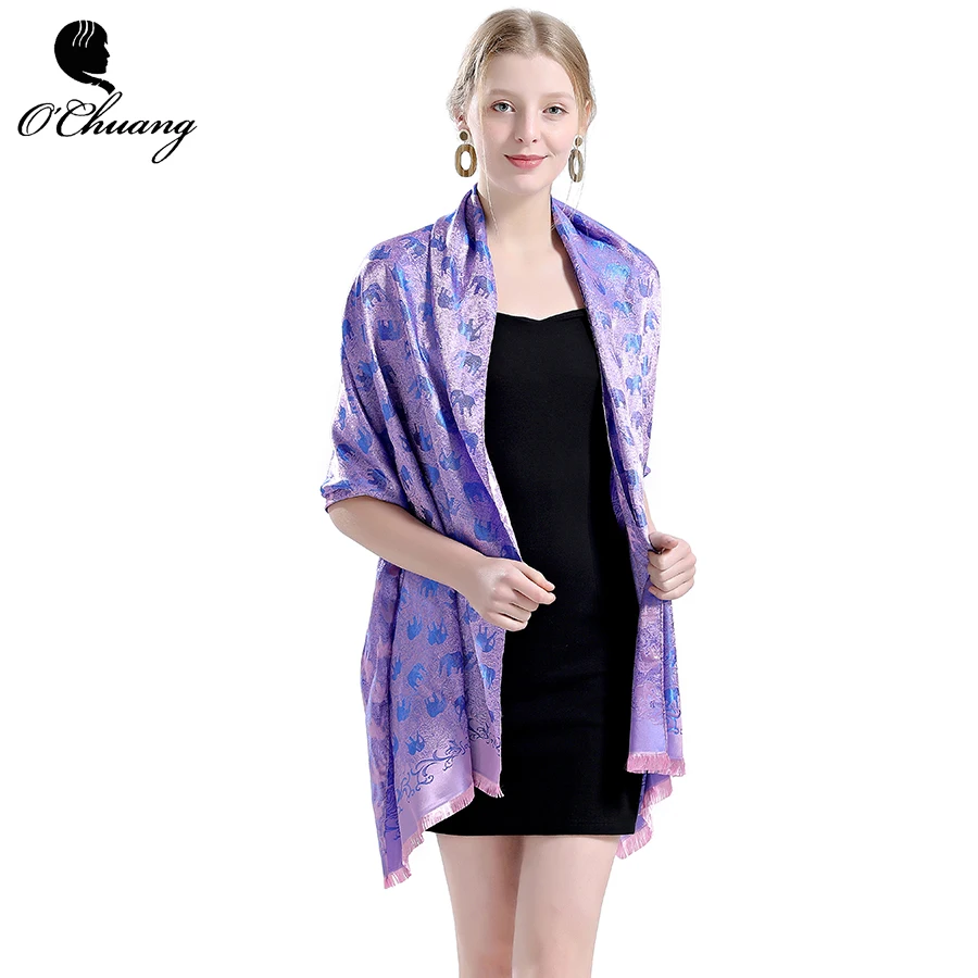 O CHUANG Top Grade New Noble Silk Scarf Women Luxury Brand Elephant Pashmina Scarves Shawl foulard echarpes foulards femme
O CHUANG Top Grade New Noble Silk Scarf Women Luxury Brand Elephant Pashmina Scarves Shawl foulard echarpes foulards femme