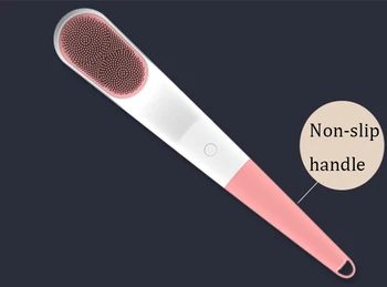 Clean Massage Electric Bath Brush Sound Wave Shock Long Handle Bath Brush Soft Silica Gel Pore Cleaning Brush
Clean Massage Electric Bath Brush Sound Wave Shock Long Handle Bath Brush Soft Silica Gel Pore Cleaning Brush