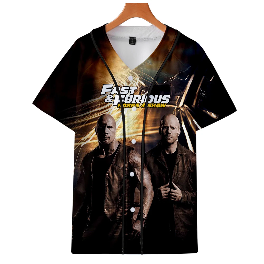 Fast & Furious Presents Hobbs & Shaw American Action Movie 3D Cool Fashion Summer Baseball T-Shirt 2019 New Short Sleeve t-shirt
Fast & Furious Presents Hobbs & Shaw American Action Movie 3D Cool Fashion Summer Baseball T-Shirt 2019 New Short Sleeve t-shirt
