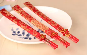 20pcs Wood Chinese Chopsticks Printing Both the Double Happiness and Dragon,Red Wooden Chopstic Wedding Favor
20pcs Wood Chinese Chopsticks Printing Both the Double Happiness and Dragon,Red Wooden Chopstic Wedding Favor