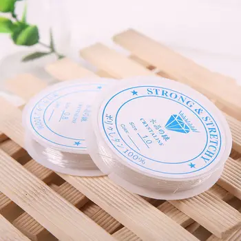 1 Roll Diameter Crystal Elastic Beading Cord String Transparent White Crystal Fish Wire Jewelry line For DIY Necklace Bracelet
1 Roll Diameter Crystal Elastic Beading Cord String Transparent White Crystal Fish Wire Jewelry line For DIY Necklace Bracelet