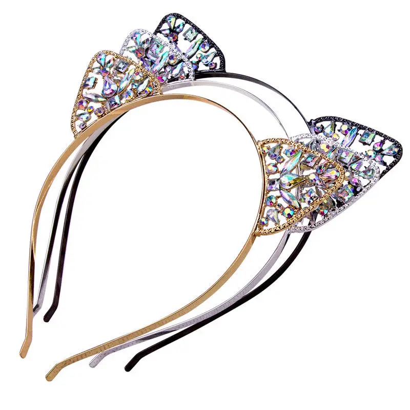 New Cute Women Cat Ear Alice Band Headband Metal Rhinestone Hairband Costume Cosplay Hair Wear Hairband Lovely Gifts
New Cute Women Cat Ear Alice Band Headband Metal Rhinestone Hairband Costume Cosplay Hair Wear Hairband Lovely Gifts
