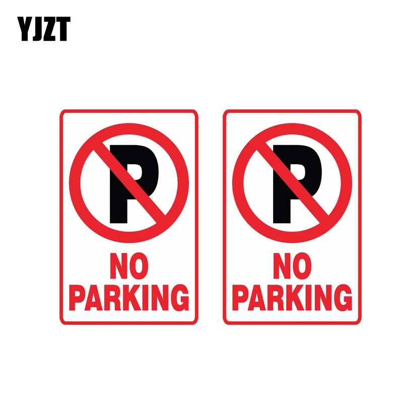 YJZT 2X 11CM*7.2CM Warning NO Parking Car Sticker Reflective Funny Decal PVC 12-0893
YJZT 2X 11CM*7.2CM Warning NO Parking Car Sticker Reflective Funny Decal PVC 12-0893
