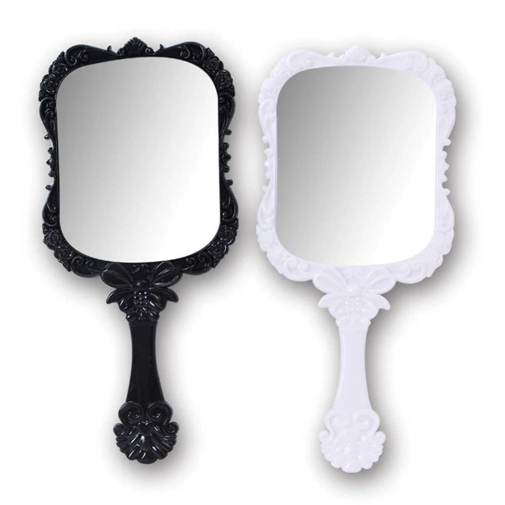 Women Retro Vintage Makeup Mirror Black White Butterfly Pattern Mirror Square Shape Hand Held Portable Mirror Tools
Women Retro Vintage Makeup Mirror Black White Butterfly Pattern Mirror Square Shape Hand Held Portable Mirror Tools