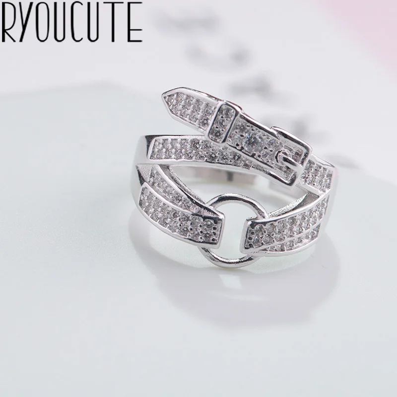 Bijoux Fashion Real 925 Sterling Silver Zircon Belt Rings for Women Boho Adjustable S925 Antique Rings Anillos joyas de plata
Bijoux Fashion Real 925 Sterling Silver Zircon Belt Rings for Women Boho Adjustable S925 Antique Rings Anillos joyas de plata