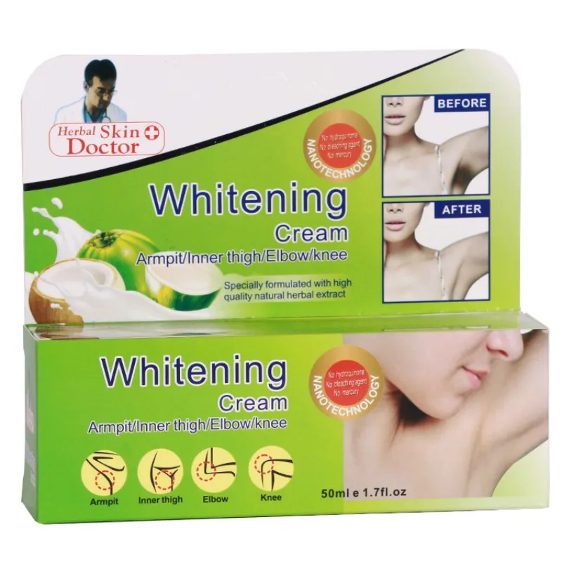 50ml Armpit Whitening Cream Bleaching Elbows Knee Dilute Melanin Body Whitening Lotion
50ml Armpit Whitening Cream Bleaching Elbows Knee Dilute Melanin Body Whitening Lotion
