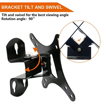 Tilt Swivel TV Wall Mount Bracket Fit for 15-27in LCD Plasma Flat Monitor TSH Shop
Tilt Swivel TV Wall Mount Bracket Fit for 15-27in LCD Plasma Flat Monitor TSH Shop